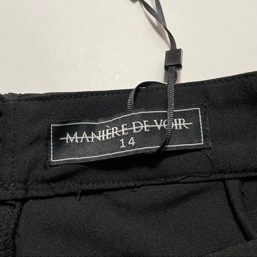 NWT Manière De Voir Flare Leg Contour Trouser Pants Business Casual Size 14 - Picture 4 of 11